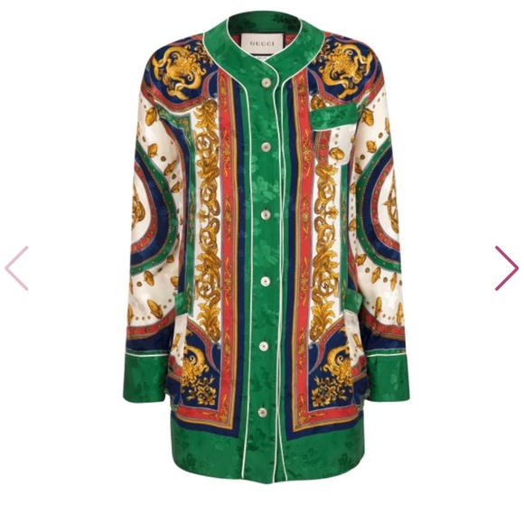 Gucci silk button-down shirt - Picture 2 of 9
